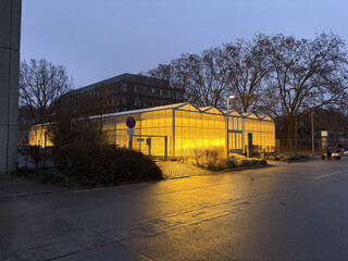 gewächshaus an der beuth hochschule für technik